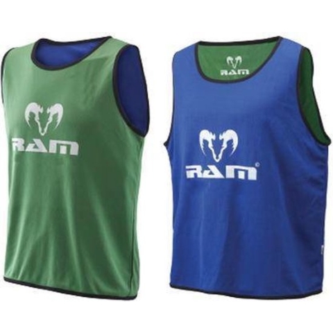 Training hesjes - Dubbelzijdig - Overgooiers Groen/blauw - XL - 10 stuks