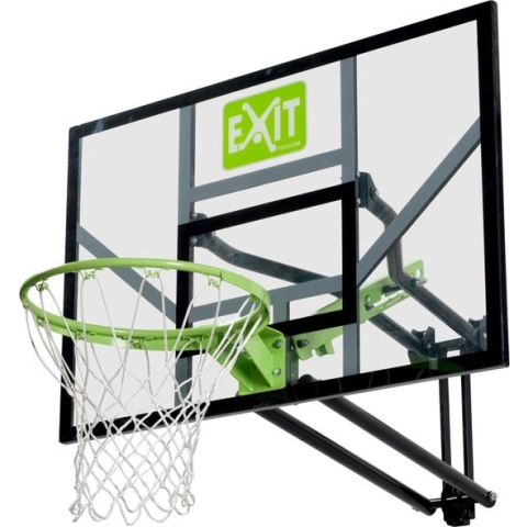 EXIT Galaxy basketbalbord voor muurmontage - groen/zwart