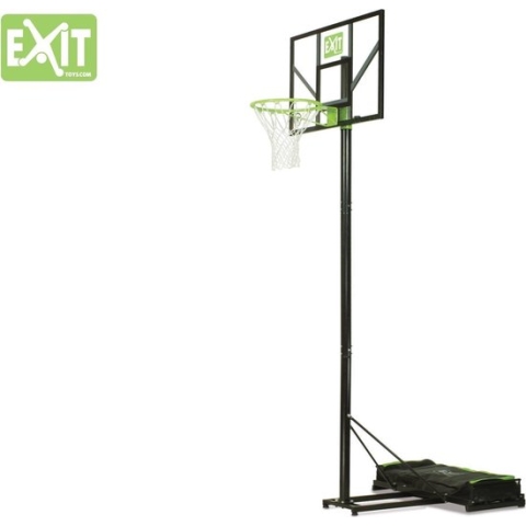 EXIT Comet verplaatsbaar basketbalbord - groen/zwart
