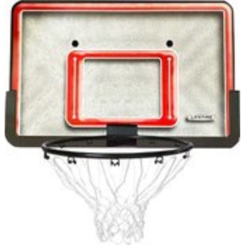 Lifetime - Basketbalbord met Slam-it Ring - Wit Rood Zwart