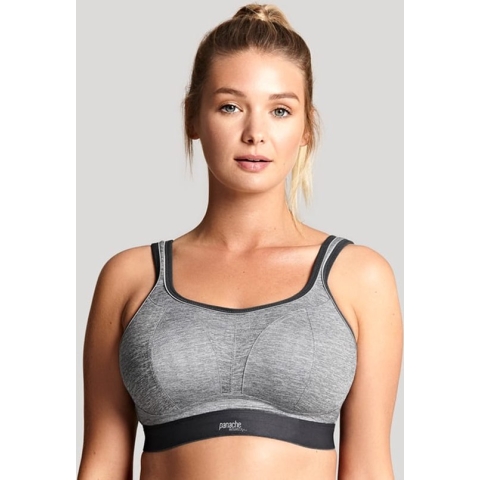 Panache - sport bh zonder beugel - Grijs/zwart -