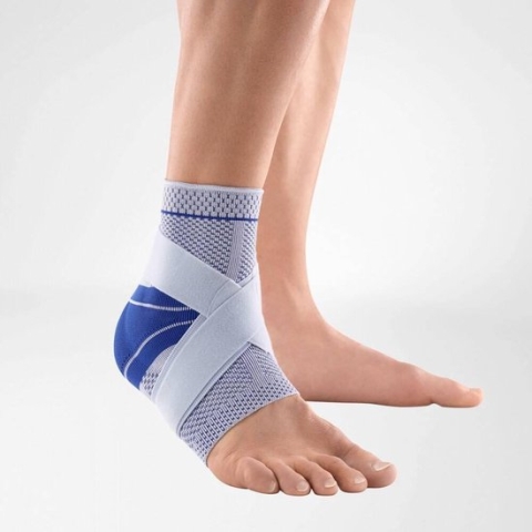Bauerfeind MalleoTrain Plus Enkelbrace - 5 - Links - Grijs