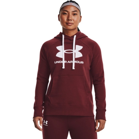 Under Armour Rival Fleece Logo Hoodie Dames Trui - Maat M