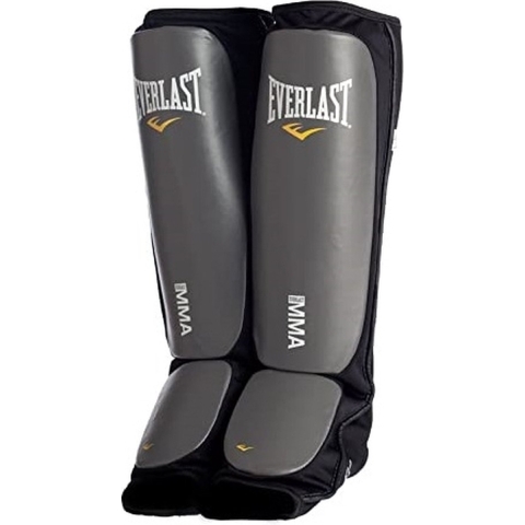 Everlast Scheenbeschermers MMA Zwart/Grijs L/XL