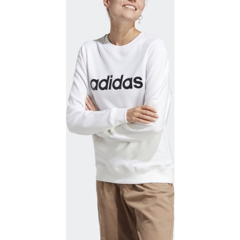 adidas Sportswear Essentials Linear French Terry Sweatshirt - Dames - Wit- M