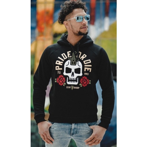 Pride or Die Hoody Sweater Stay Sharp Zwart maat M