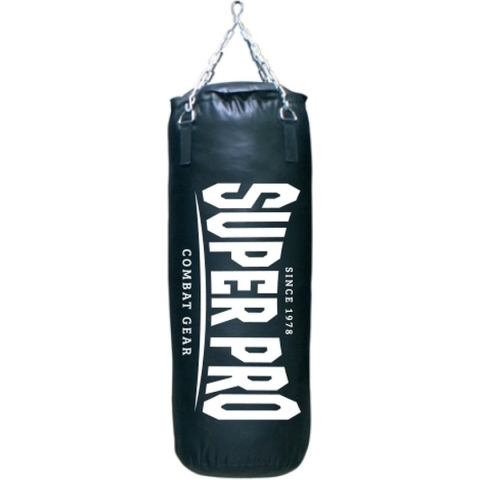 Super Pro Combat Gear Bokszak Classic Vertical Logo Zwart 120x30 cm
