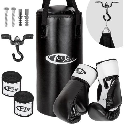 tectake® - bokszak met handschoenen - complete set - 402273