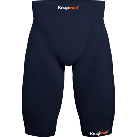 Knapman Zoned Compression Short 45% Marineblauw | Compressiebroek (Liesbroek) voor Heren | Maat L