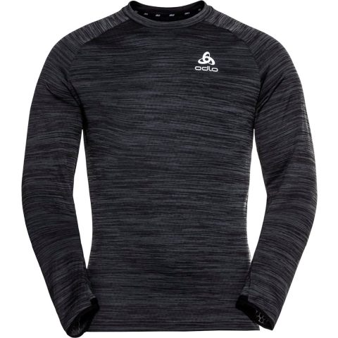 Odlo Run Easy Warm Midlayer Heren - Sporttruien - zwart/grijs - maat XXL