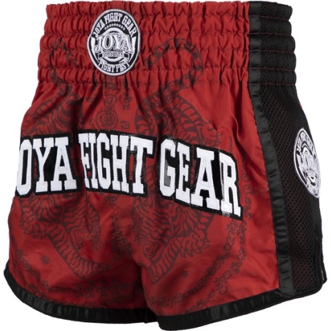 Joya Kickboksbroek Sak Yant Rood