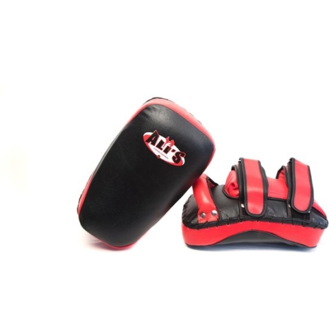 Ali’s Fightgear - Stootkussens - Extreme stoten en trappen - Echt leer - Boks pads - Boxing pads - Pads boksen - Stootkussen boksen - Boks stootkussen - Pads kickboksen - Stootkussen kickboksen