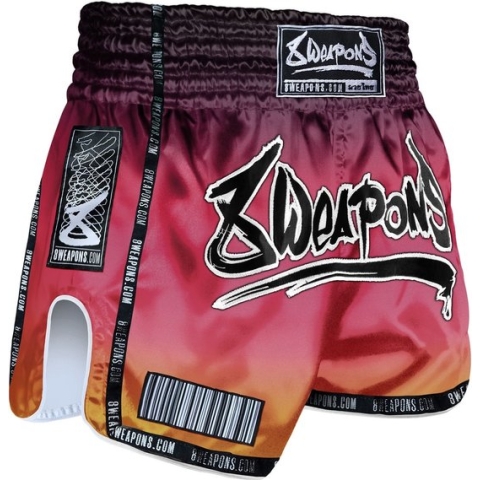 8 WEAPONS Muay Thai Shorts Vivo Sunsphere Rood maat M