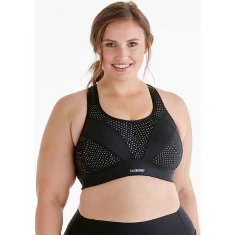 sportbh dames -De beste sportbeha- sportbh- 100G-  incredible Zwart
