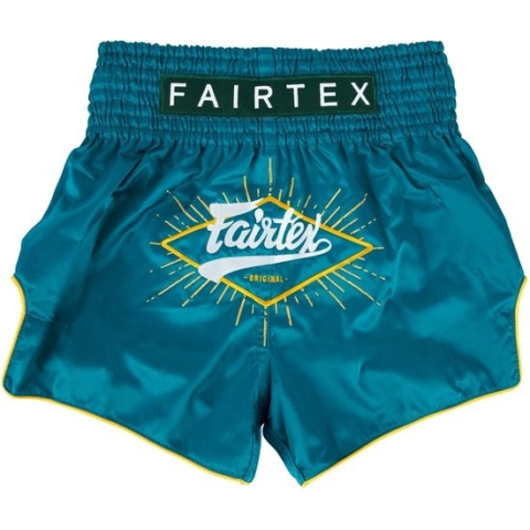 Fairtex BS1907 Focus Muay Thai Shorts - groen - maat XXL