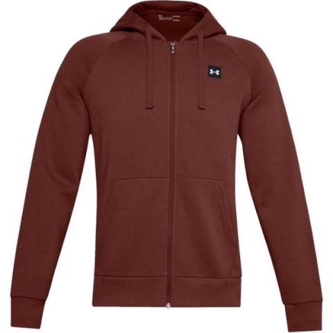 Under Armour Rival Fleece FZ Hoodie 1357111-688, Mannen, Kastanjebruin, Sporttrui casual, maat: L EU
