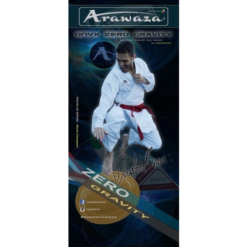 Kumite-karatepak Onyx Zero Gravity (wit) Arawaza | WKF (Maat: 205)