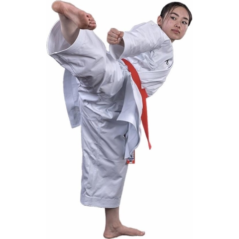 Karatepak Arawaza Black Diamond | WKF-approved kata-pak | Wit (Maat: 210)
