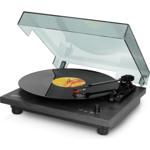 Lenco LS-10BK - Platenspeler met ingebouwde Speakers - Stereo - Zwart