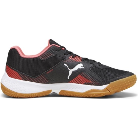 PUMA Solarflash II Unisex Sportschoenen - Zwart/Wit/Rood - Maat 43