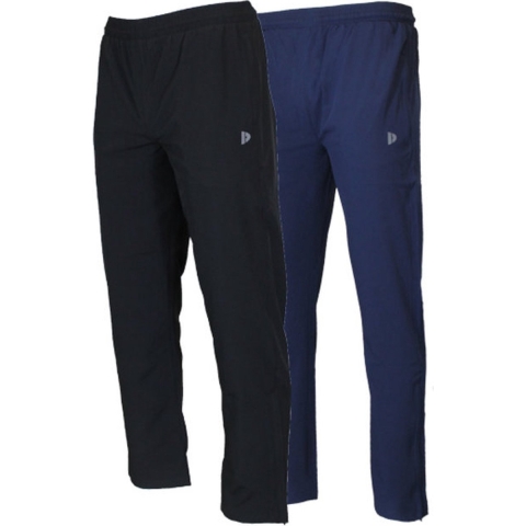 2-Pack Donnay 2-way stretch trainingsbroek - Sportbroek - Alex - Heren - Maat L - Zwart & Navy