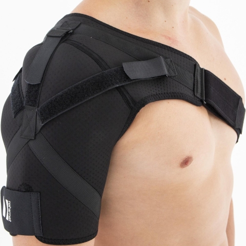 Reh4Mat Pro Schouderbrace - XXXL - Universeel - Zwart