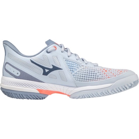 Mizuno Tennisschoen Padelschoen Wave Exceed Tour 5 CC Dames Grijs Oranje