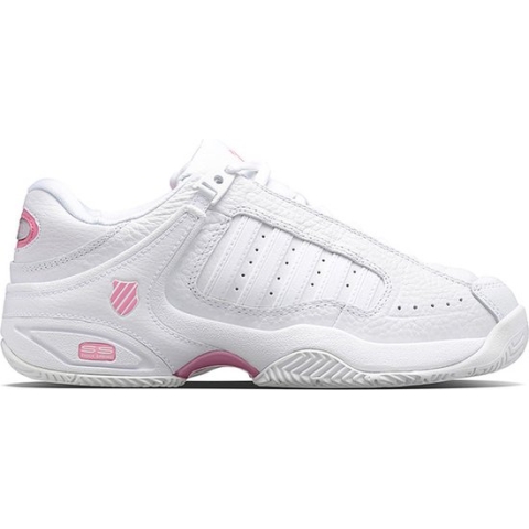 K-Swiss Defier Dames - Sportschoenen - Tennis - Smashcourt - White/Pink