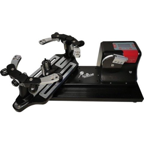 Racketclub Flash-1 Comfortabele elektronische bespanmachine met rond spansysteem voor tennis-, badminton- en squashrackets