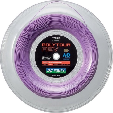 Yonex Polytour Pro 1.25 mm Tennissnaar op rol 200m paars