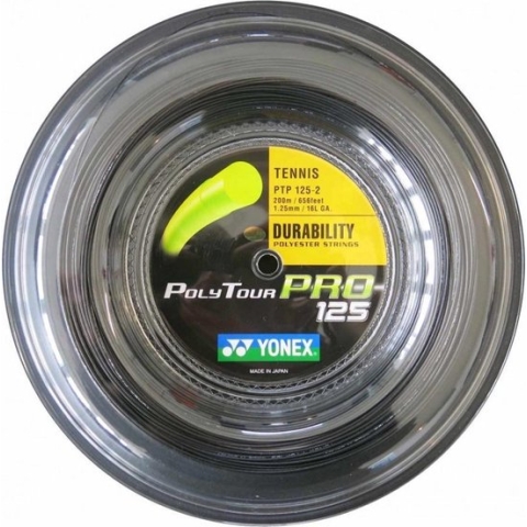 Yonex Polytour Pro - 1.30mm - Tennissnaar - Rol 200m - Polyester - Graphite