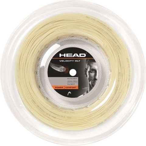 HEAD Tennissnaar Velocity MLT Natural 1.30mm op rol 200m