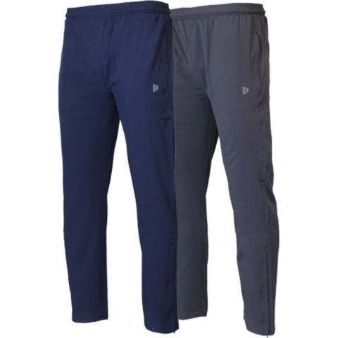 2-Pack Donnay 2-way stretch trainingsbroek - Sportbroek - Heren - Navy/Charcoal - maat M
