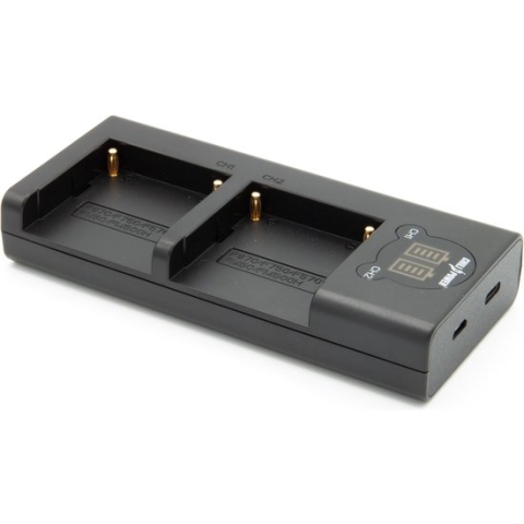 ChiliPower Sony NP-F330 / NP-F530 / NP-F550 dubbellader voor 2 camera accu's (tegelijk)