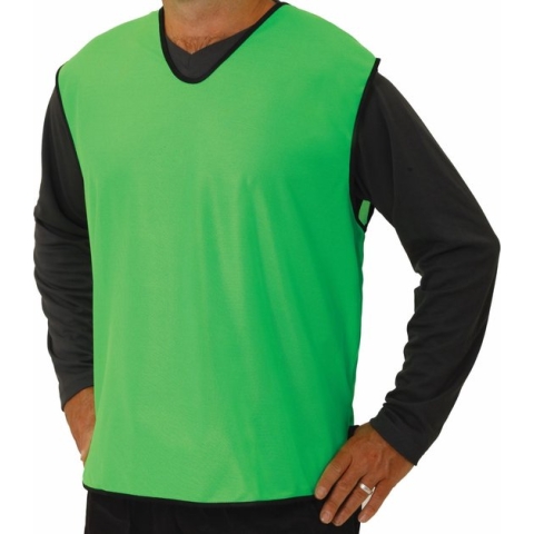10 x Pirotti mesh trainingsovergooier / hesje - fluor groen - maat: medium