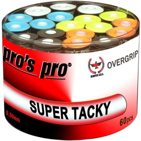 Pro's Pro Super Tacky 60 overgrips multicolor