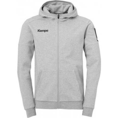 Kempa Status Hood Jacket Heren - sportvest - grijs