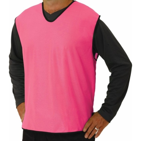 10 x Pirotti mesh trainingsovergooier / hesje - fluor geel - maat: medium