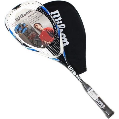 Wilson Squashracket Hyper Hammer 120 - Blauw/Wit/Zwart
