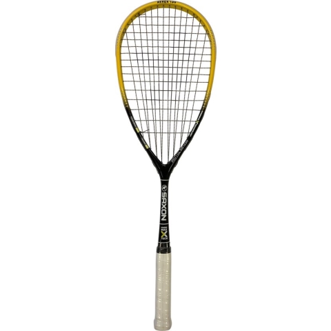 Saxon Aerox 135 squashracket - zwart / geel - snelheid