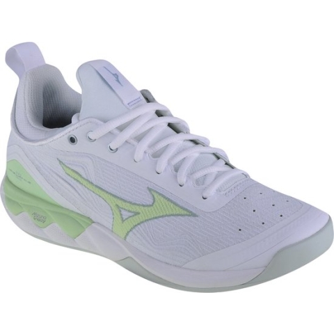 Mizuno Wave Luminous 2 indoorschoenen dames wit dessin