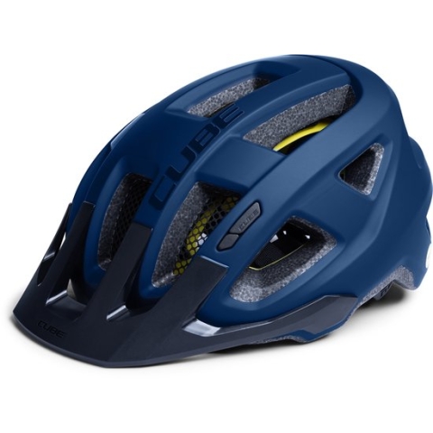 CUBE Fietshelm Fleet - Allround-helm - MIPS - 15 Ventilatiegaten - SNAP 360 fit-systeem - X-Lock-montagesysteem - Verstelbaar - 49-55 cm - S - Donkerblauw