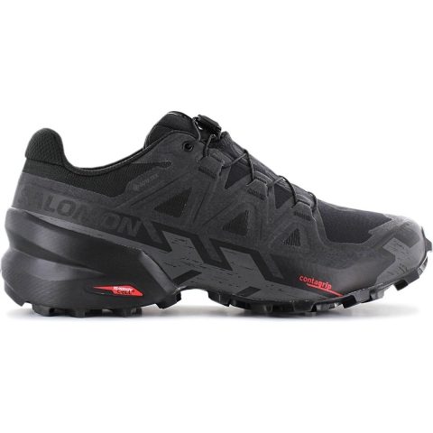 Salomon Speedcross 6 GTX - GORE-TEX - Heren Trail-Running Schoenen Hardloopschoenen Zwart 417386 - Maat EU 40 UK 6.5