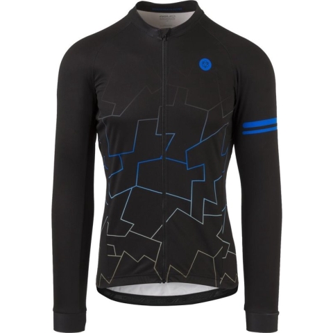 AGU Camo Outline Fietsshirt Lange Mouwen Trend Heren - Zwart - S