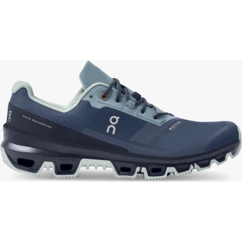 ON Cloudventure Waterproof Dames - Sportschoenen - Hardlopen - Trail - zwart/blauw