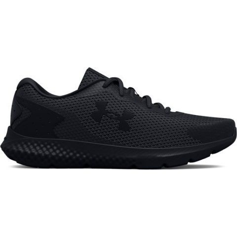 Under Armour Charged Rogue 3 Hardloopschoenen - Black / Black / Black - Dames - EU 42