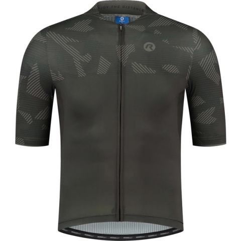 Rogelli Camo Fietsshirt - Korte Mouwen - Heren - Legergroen - Maat 2XL