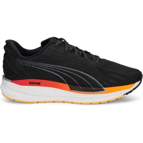 PUMA Magnify Nitro Surge Hardloopschoenen - Puma Black / Sunset Glow - Dames - EU 36