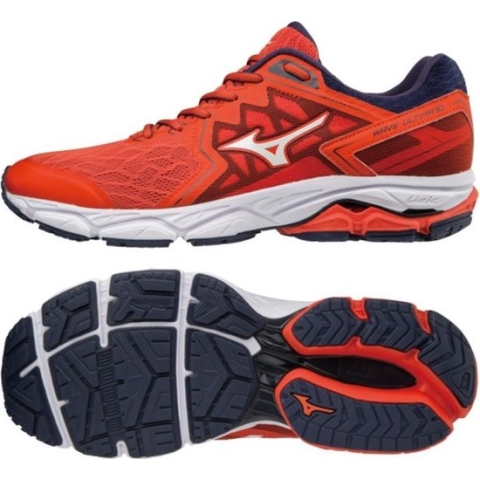 Mizuno Wave Ultima 10 Sportschoenen - Maat 46.5 - Mannen - rood/wit/navy