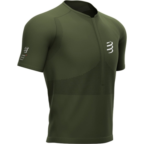 Men’s Short Sleeve T-Shirt Compressport Olive